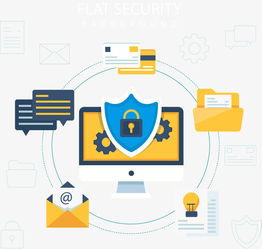 矢量手繪網(wǎng)絡安全素材 免費高清PSD資源的專業(yè)應用